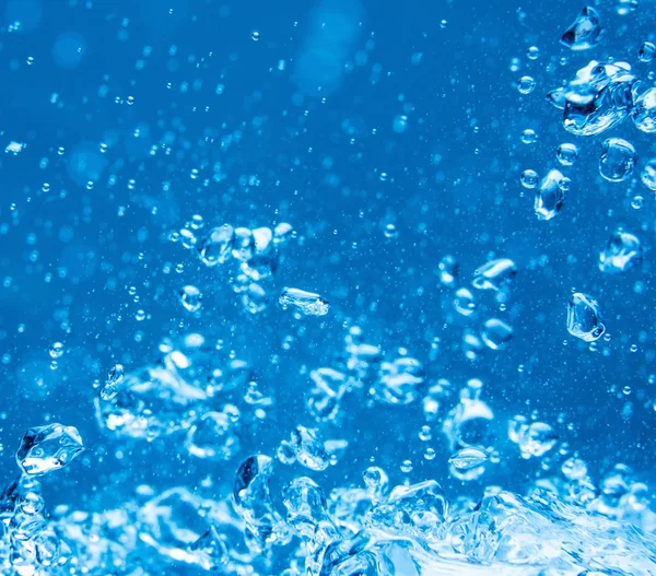 Water background with bubbles — Stock Photo, Image