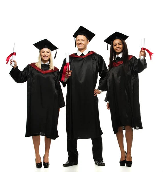 Estudiantes jóvenes graduados — Foto de Stock