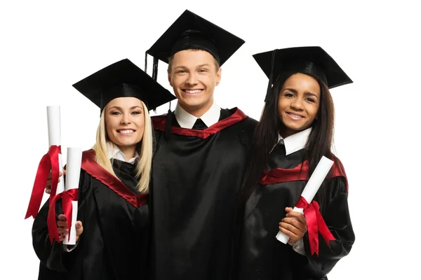 Graduated young students Stock Image