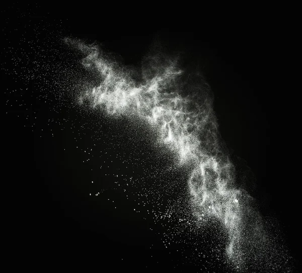 White powder exploding — Stock Photo, Image