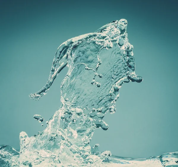 Salpicaduras de agua sobre fondo aislado —  Fotos de Stock