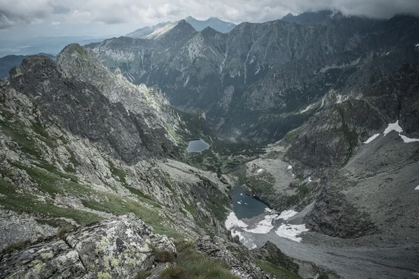 Mountain lakes in a High Tatras — Stock Photo, Image