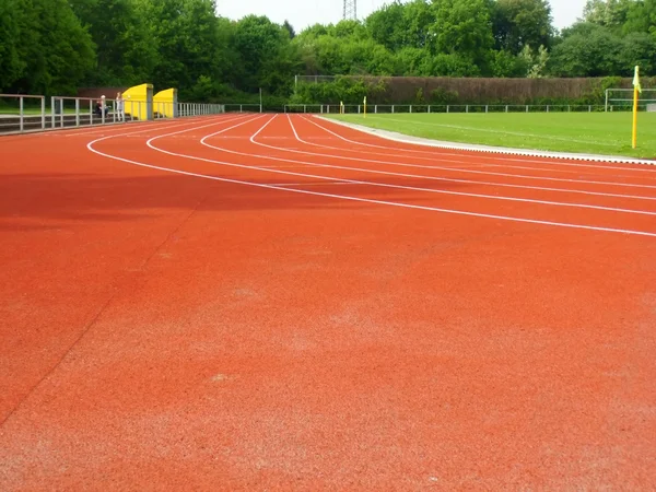 La pista allo stadio — Foto Stock