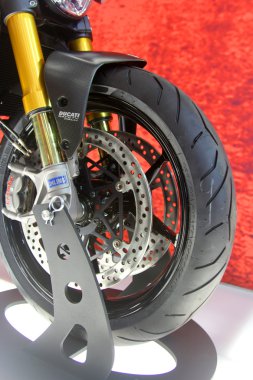 Hamburg, Almanya - Şubat 22: 22 Şubat 2014 motosiklette hmt (hamburger motorrad tage) expo, hamburg, Almanya bir parçası. HMT büyük motosiklet Fuarı olan