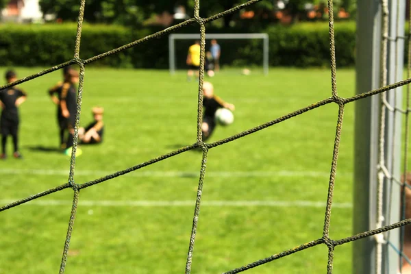 La rete calcio goal — Foto Stock