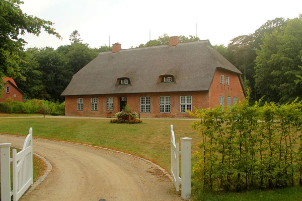 Former German Villa in a thatched roof — Stock Photo, Image