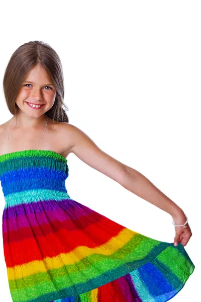 Portrait of beautiful girl posing at home — Stock Photo, Image