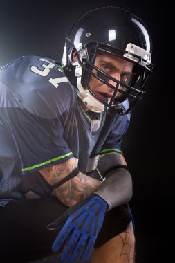 bir Amerikan fooball çalar