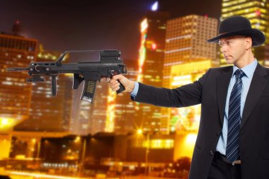 katil onun hedef atış hazır