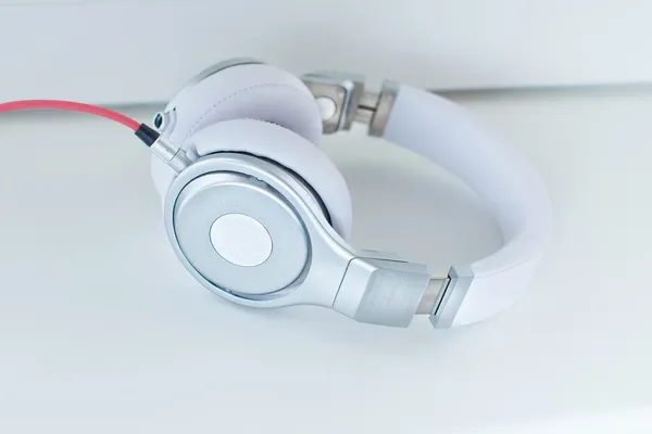 Professional headphones on the sill — Stock Photo, Image