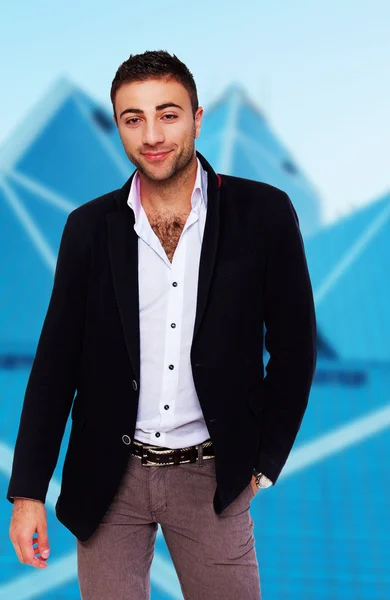 Attractive and self confident armenian man — Stock Photo, Image