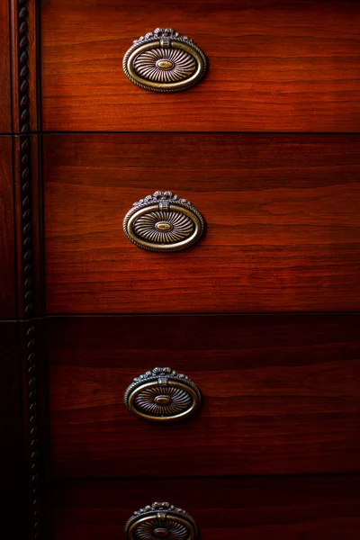 Few lockers of old cupboard — Stock Photo, Image