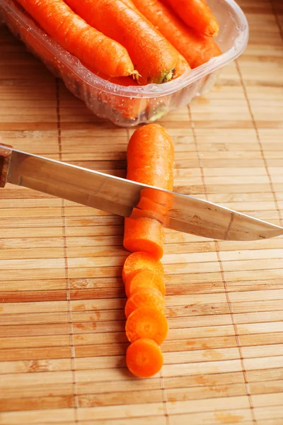 Zanahorias picadas — Foto de Stock