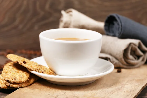 Tasse und Bohnen — Stockfoto