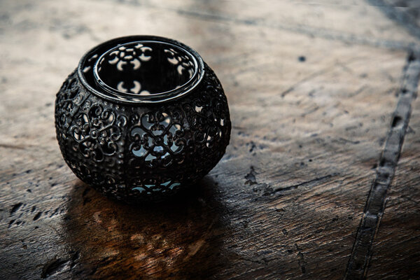 Four jars with loose leaf teas