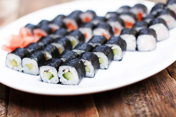 A collection of asian sushi sets — Stock Photo, Image