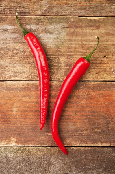 Rote Chilischoten — Stockfoto