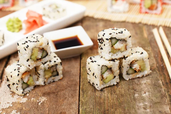 Asiatisk sushi — Stockfoto