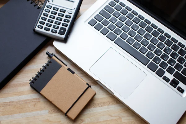 Rekenmachine met dagboek — Stockfoto