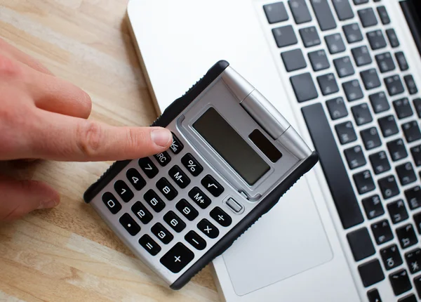 Bureau rekenmachine — Stockfoto