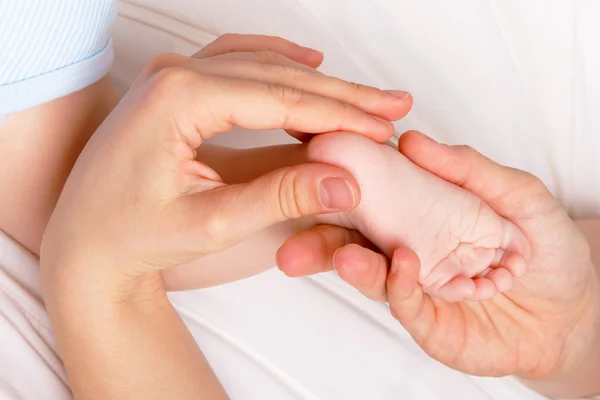 Newborn baby foot — Stock Photo, Image