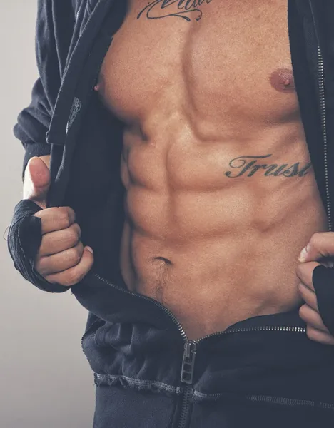 Músculo homem torso — Fotografia de Stock