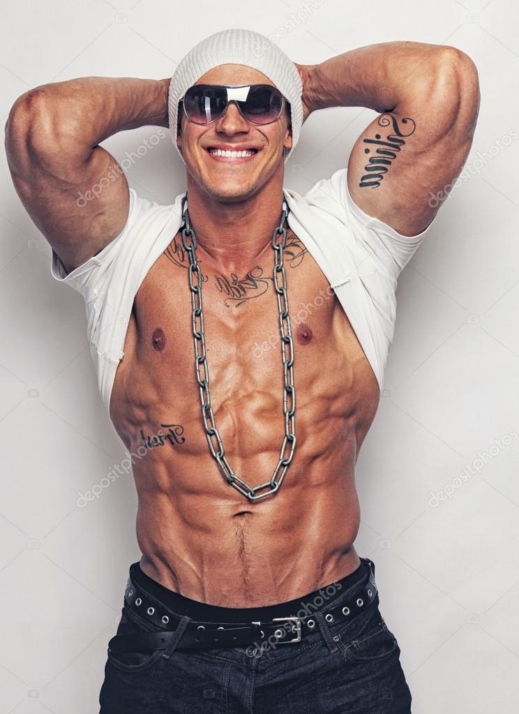 筋肉質の男 ストック写真 C Fxquadro 筋肉質の男 ストック写真 C Fxquadro