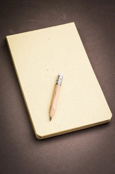 Notebook and  pencil — Stock Photo, Image