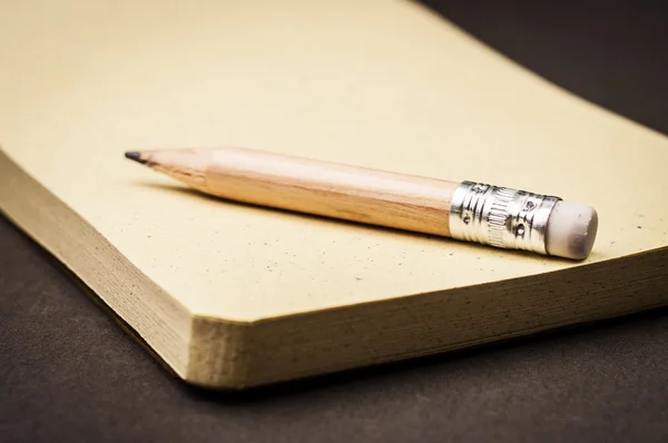 Notebook and  pencil — Stock Photo, Image