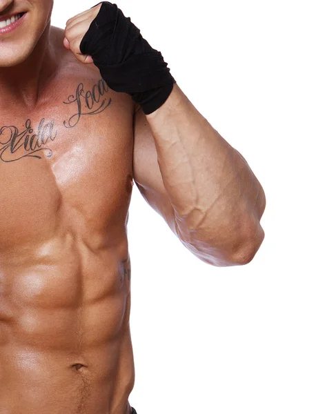 Muscle man lichaam — Stockfoto