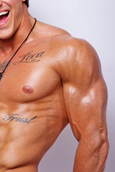 Músculo hombre cuerpo —  Fotos de Stock