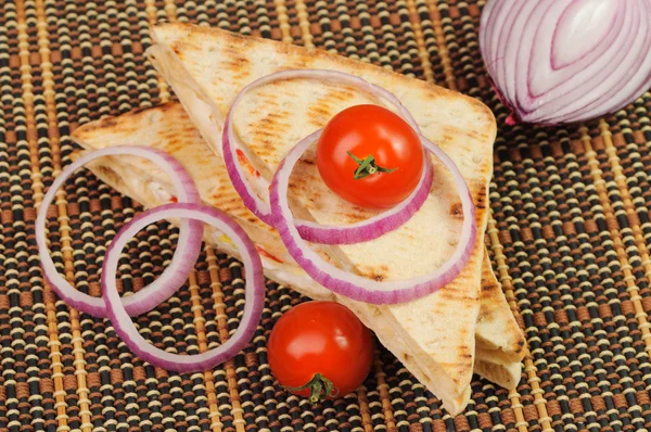 Sanduíche com tomates — Fotografia de Stock