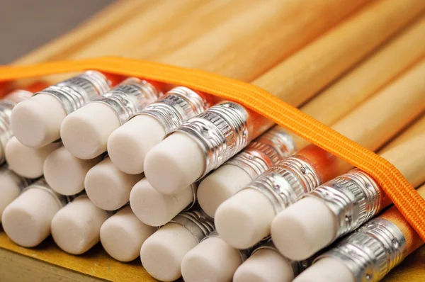 Pencils with notebook — Stock Photo, Image