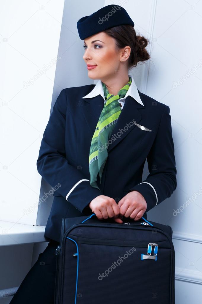 Pretty stewardess