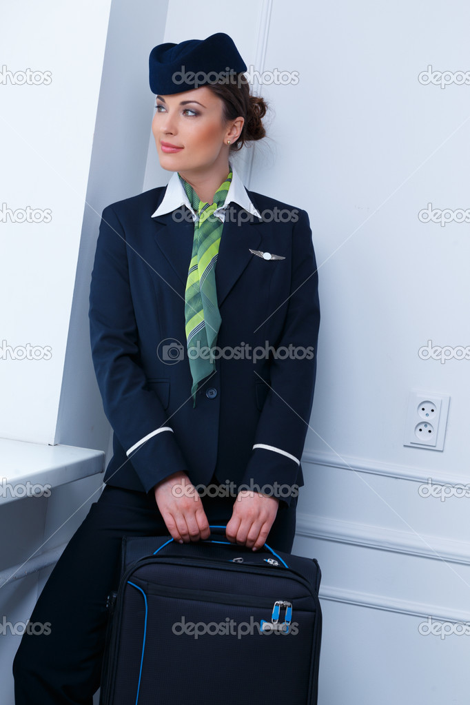 Pretty stewardess