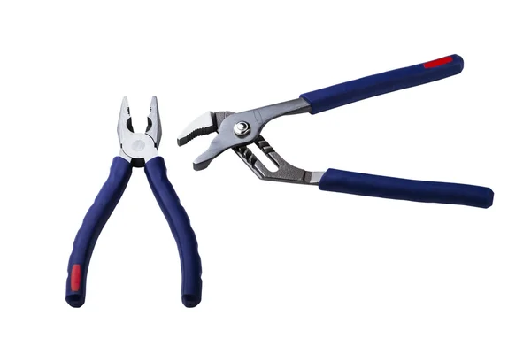 Wire cutting and flat-nose pliers — Stock Photo, Image