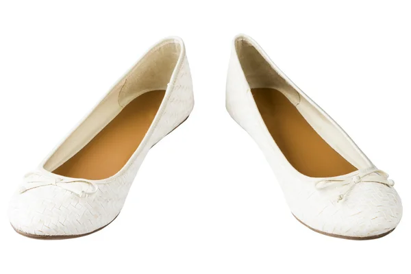 Women's beige shoes — Stock Photo, Image