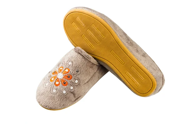 Vrouwelijke slippers — Stockfoto