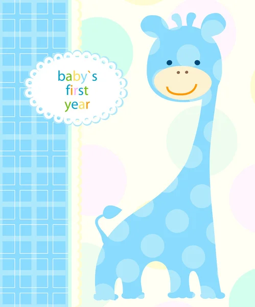 Cartão menino bebê — Fotografia de Stock