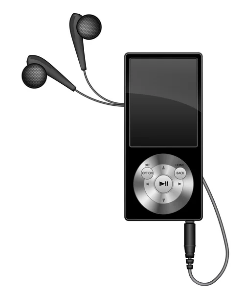 MP3 přehrávač — Stockový vektor