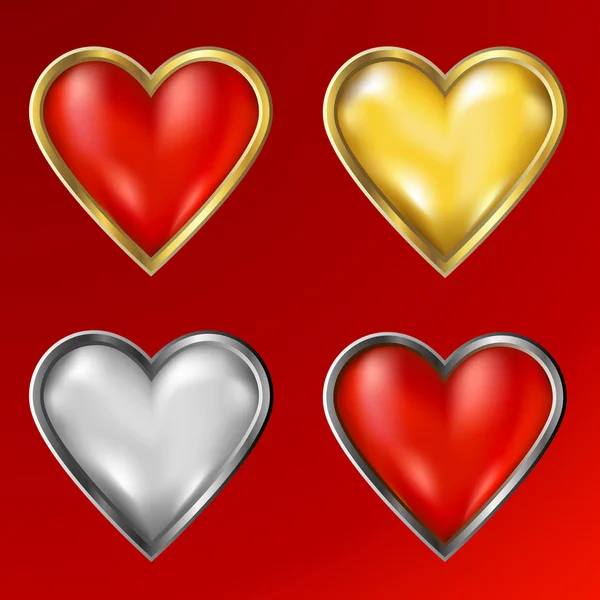 Hearts — Stock Vector