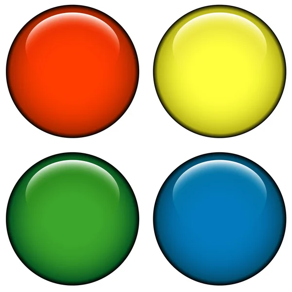 Web buttons — Stock Vector
