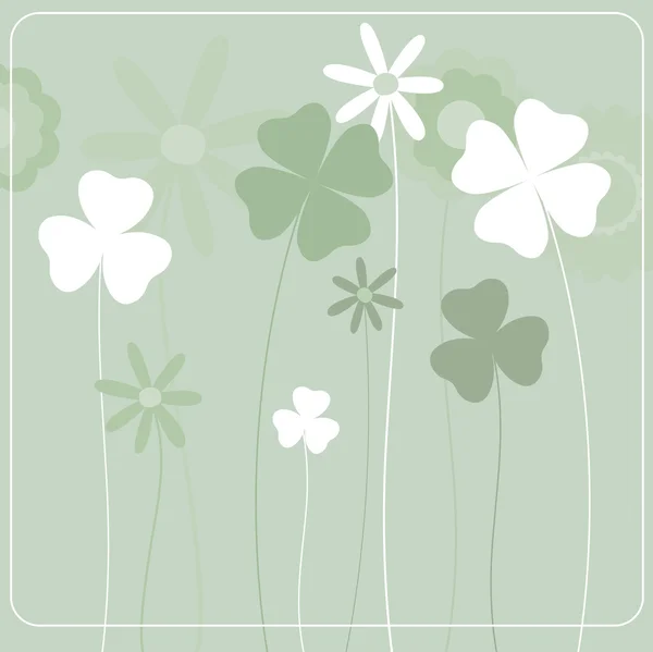 Clover background — Stock Vector