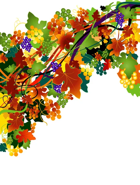 Autumn background — Stock Vector