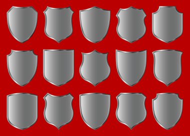 shield design set clipart