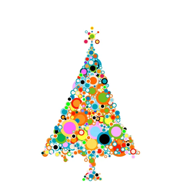 Arbre de Noël — Image vectorielle