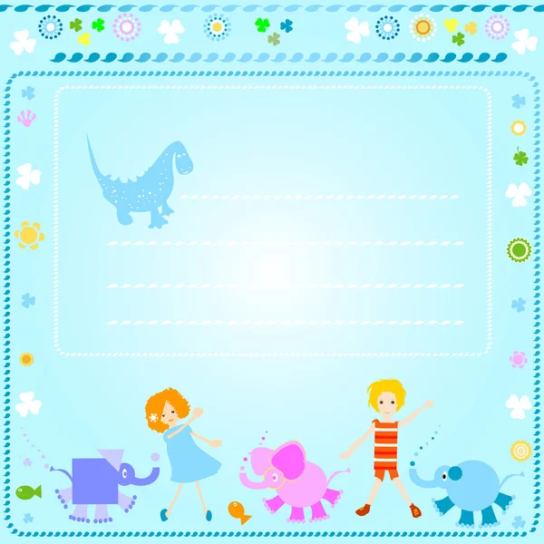 Background for kids — Stock Vector