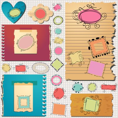 layout templates pack clipart