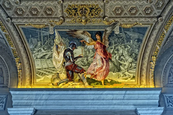 Wewnątrz Muzeum Watykańskie. — Zdjęcie stockowe