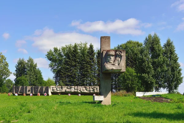 Lembolovo sınır, zafer anıtı. st-petersburg, — Stok fotoğraf